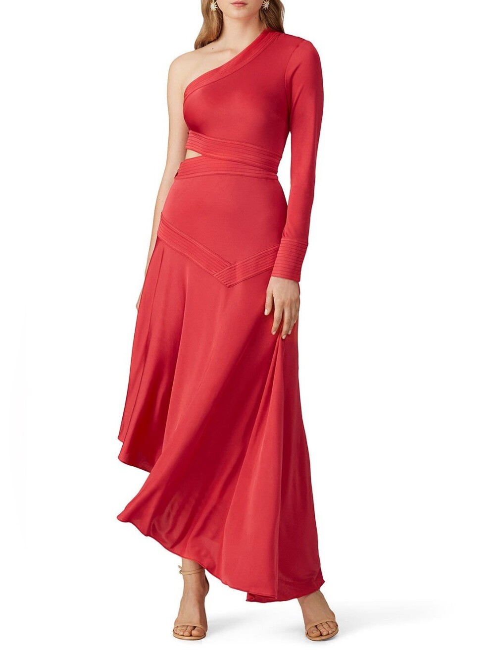 Alexis Jovanna Gown Dress Women's XL Asymmetrical One-shoulder